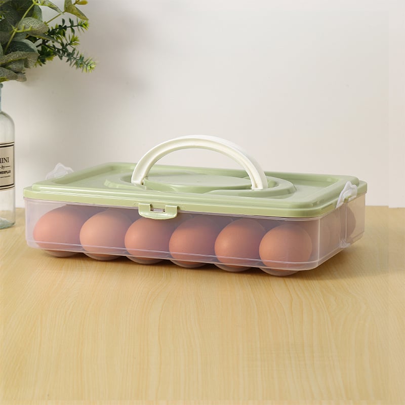 Lan Xiang Κουτί Αποθήκευσης Αυγών — Πλαστικό Πιστοποιημένο για Τρόφιμα, Κατάλληλο για Ψύξη, Κατασκευασμένο στην Κίνα