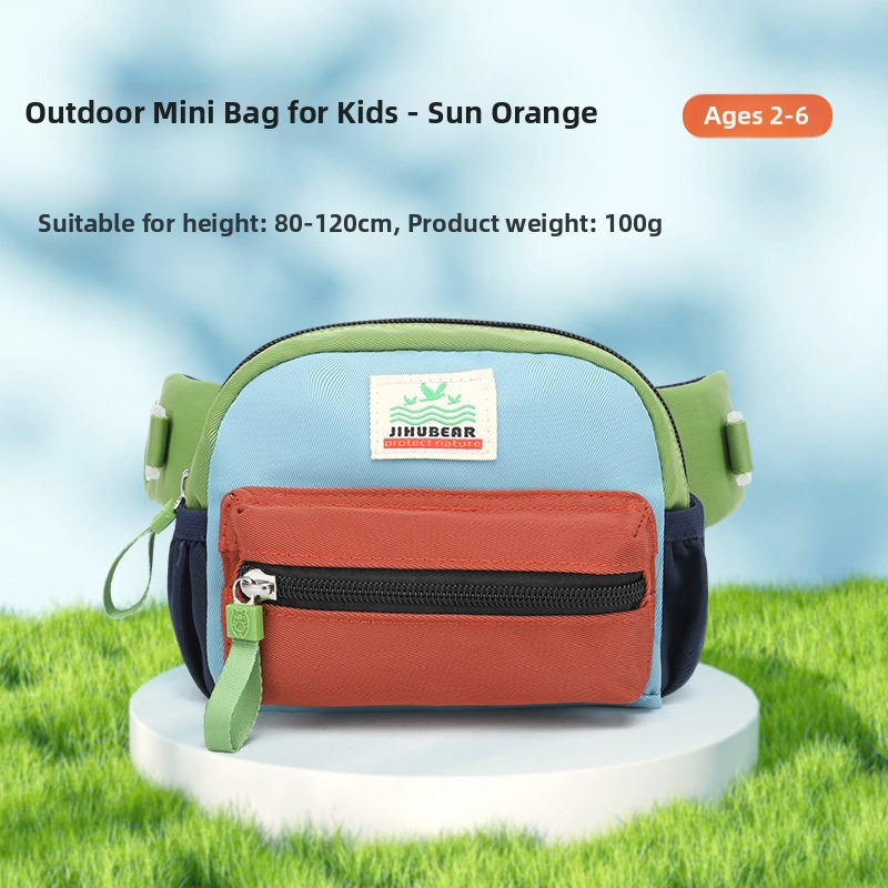 Almost a Bear detská crossbody taška z nylonu, ľahká, unisex, priedušná, roztomilý štýl, jar 2024