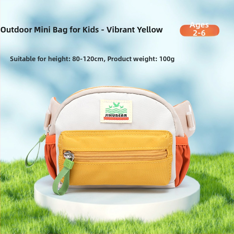 Almost a Bear detská crossbody taška z nylonu, ľahká, unisex, priedušná, roztomilý štýl, jar 2024