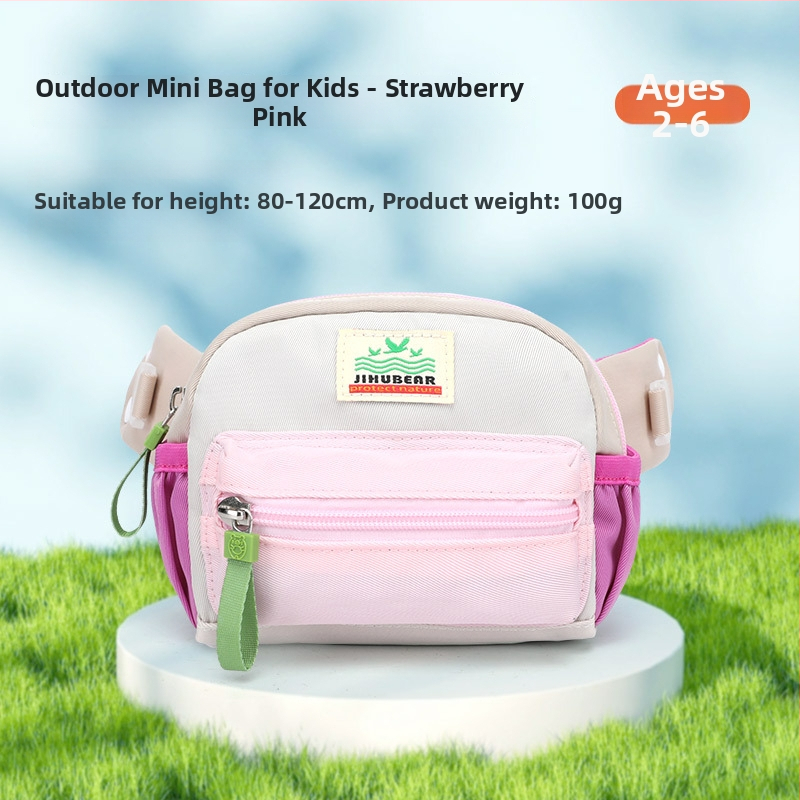 Almost a Bear detská crossbody taška z nylonu, ľahká, unisex, priedušná, roztomilý štýl, jar 2024