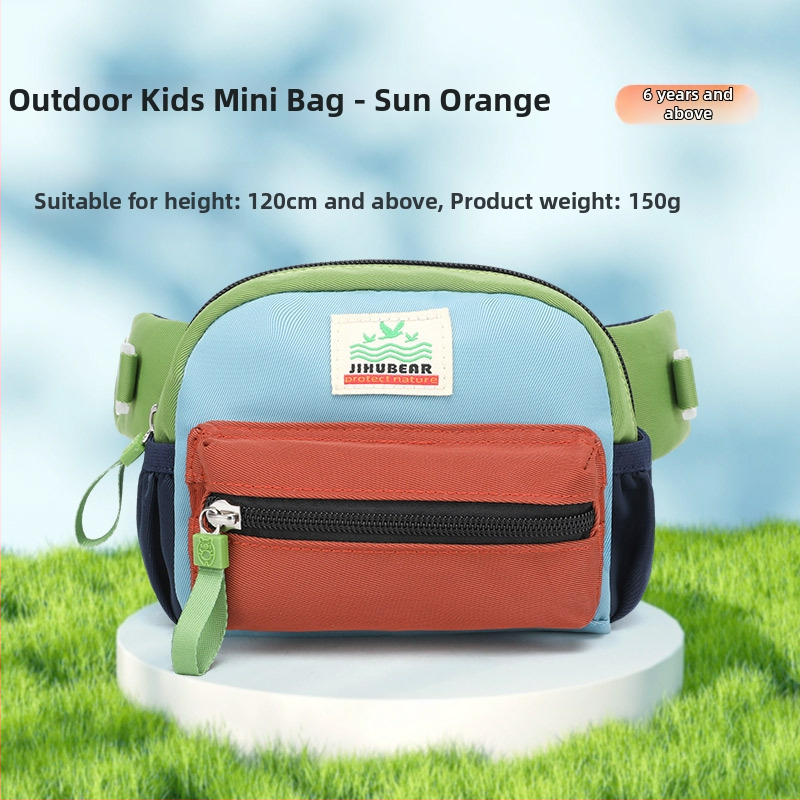 Almost a Bear detská crossbody taška z nylonu, ľahká, unisex, priedušná, roztomilý štýl, jar 2024