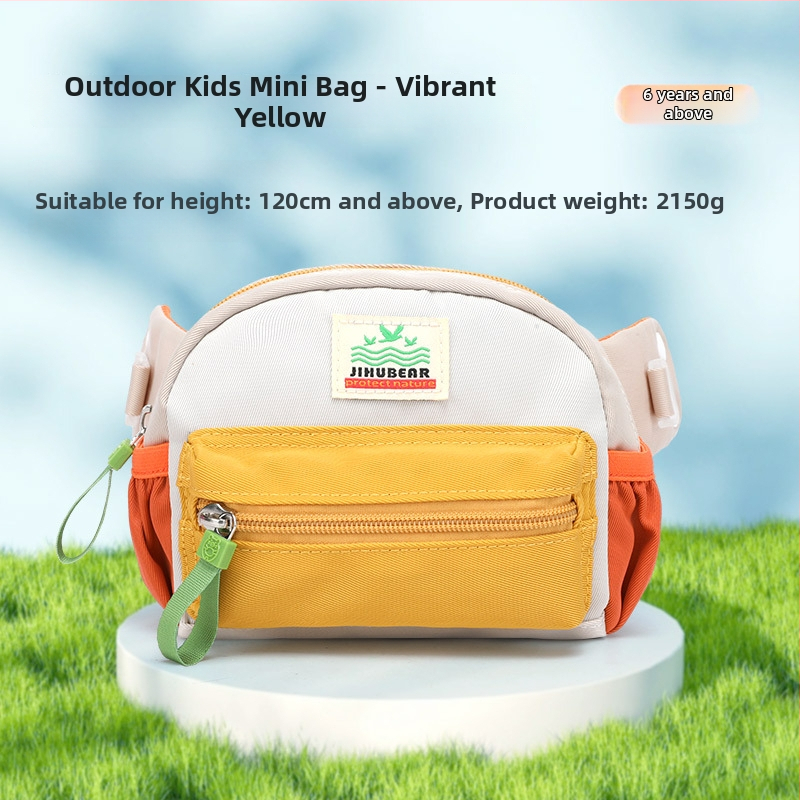 Almost a Bear detská crossbody taška z nylonu, ľahká, unisex, priedušná, roztomilý štýl, jar 2024