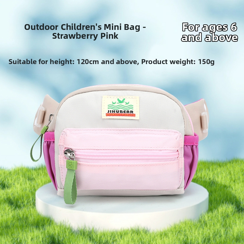 Almost a Bear detská crossbody taška z nylonu, ľahká, unisex, priedušná, roztomilý štýl, jar 2024