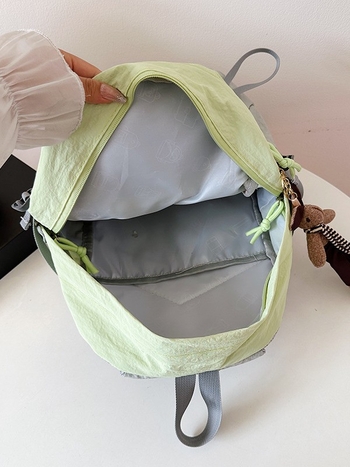 Детска раница за походи с голям капацитет – ултра лека PU, водоустойчива, с извита презрамка, подходяща за училище и пътуване, Зима 2025