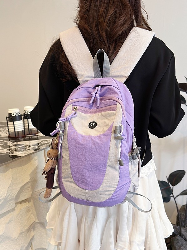 Детска раница за походи с голям капацитет – ултра лека PU, водоустойчива, с извита презрамка, подходяща за училище и пътуване, Зима 2025