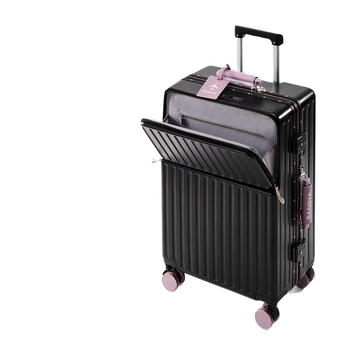 Куфар за пътуване с ABS+PC корпус, USB порт, универсални колела, заключване с комбинация, тегло 4,2 кг