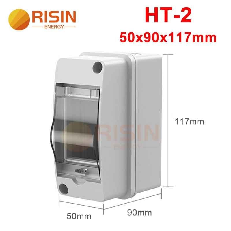 Външна IP65 кутия за разпределение на прекъсвачи за 2–24 вериги, 125A, монтаж по релса, ABS пламеноустойчив корпус