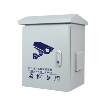 Външна кутия за видеонаблюдение JK-988, IP45, корпус от студено валцована стомана, монтаж на стена/опора, номинален ток 16 A