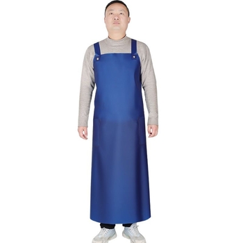 Șorț impermeabil cu lungime extinsă și bretele duble pentru adulți — material: tendoane de vită; greutate: 0.45 kg; potrivit pentru creștere, procesarea de produse acvatice, bucătărie și cantină; funcție: impermeabil și rezistent la ulei