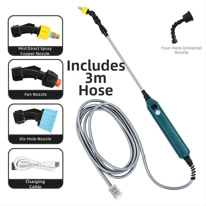 Kleis Електрическа пръскачка, пластмасов корпус, атомизиращ накрайник, за озеленяване и домашно градинарство