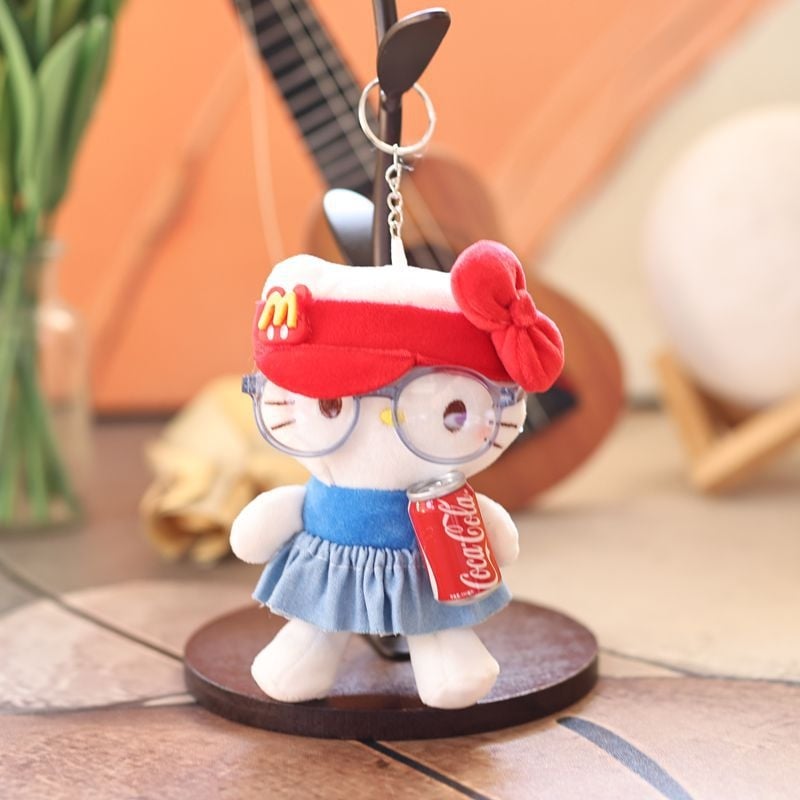 Prayer bear Κούκλα γούνας γάτας – στυλ γάτας, πολύ μαλακό κοντό βελούδινο ύφασμα, γέμισμα PP βάμβακι