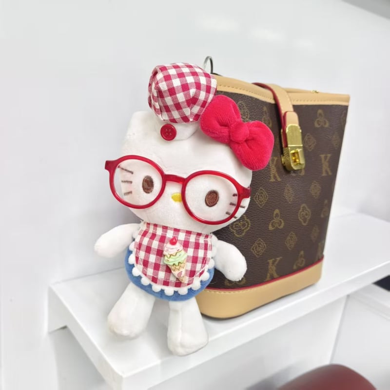 Prayer bear Κούκλα γούνας γάτας – στυλ γάτας, πολύ μαλακό κοντό βελούδινο ύφασμα, γέμισμα PP βάμβακι