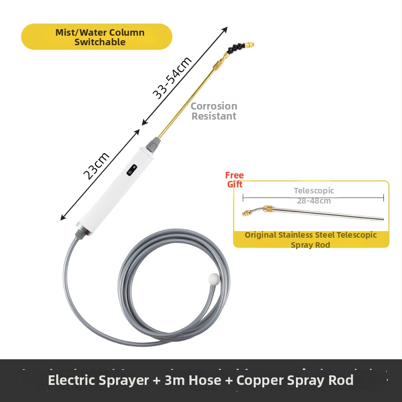 Elektrický postrekovač na zalievanie – atomizujúci náustok, 25V, kód produktu Ltao720322072972