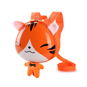 Lasteaia seljakott EVA-korpusiga, loomamustriga, kaotuste vastu köis, kõverad õla-rihmad