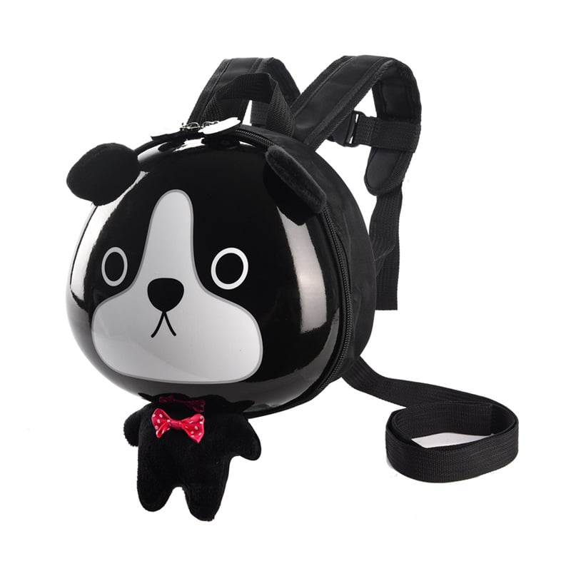 Lasteaia seljakott EVA-korpusiga, loomamustriga, kaotuste vastu köis, kõverad õla-rihmad