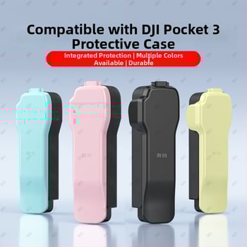 DJI Pocket 3 – горен капак калъф със протектор за екран, удароустойчив, против натиск и съхранение на филтри