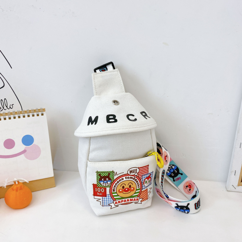 Детска платнена чанта за през рамо – унисекс, за деца, малък капацитет, полиестерова подплата