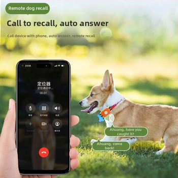 GPS локатор за домашни любимци — водоустойчива каишка за кучета и котки, проследяване при загуба, Android и iOS съвместим