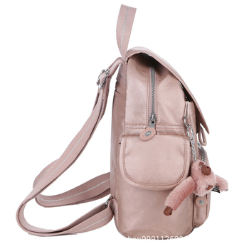 Нейлонова раница K12671, капацитет под 20 л, водоустойчива и устойчива на износване, презрамки с въздушна подложка, полиестрова подплата