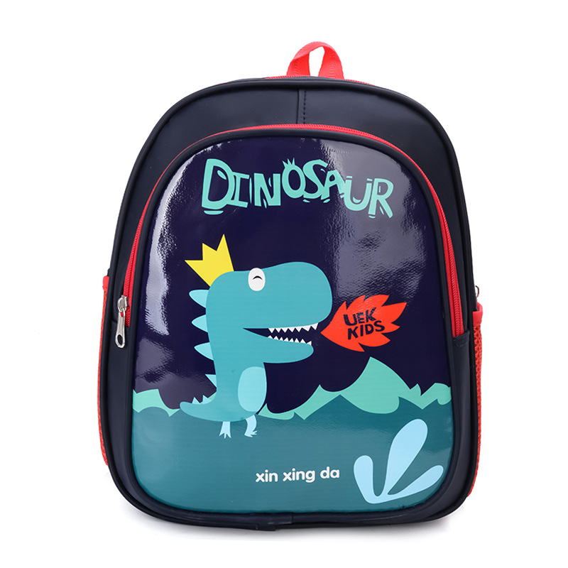 Ученическа раница за деца в корейски стил, с голям капацитет и принт с персонажи, защита на гръб; полиестерна материя, дишаща, водоустойчива и износоустойчива; модел 004; презрамки с въздушна възглавница.