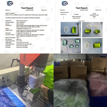 Силиконова сгъваема кутия за обяд – правоъгълна, хранителен силикон + пластмаса, микровълнова съвместима, капацитет 1–2 л