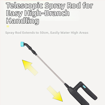 Градинска пръскачка, пластмасова конструкция, ръчно управление, регулируема дюза за домашна градина