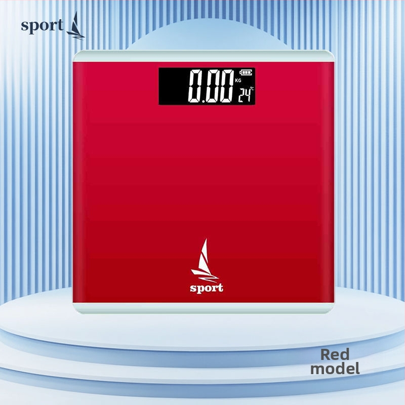 Kućna vaga za tjelesnu težinu s digitalnim zaslonom i inteligentnim punjenjem, za studente