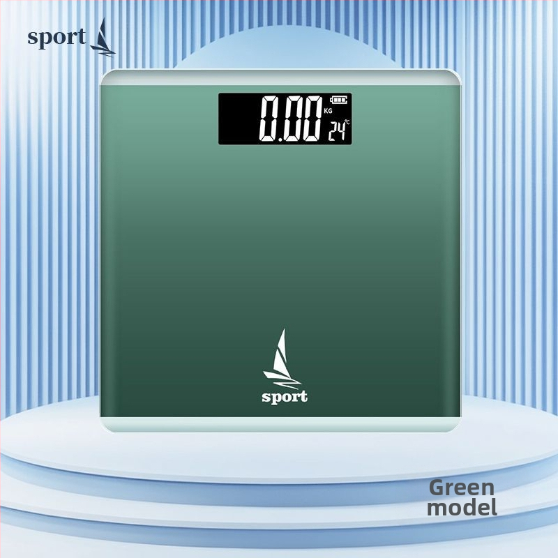 Kućna vaga za tjelesnu težinu s digitalnim zaslonom i inteligentnim punjenjem, za studente