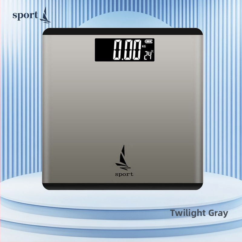 Kućna vaga za tjelesnu težinu s digitalnim zaslonom i inteligentnim punjenjem, za studente
