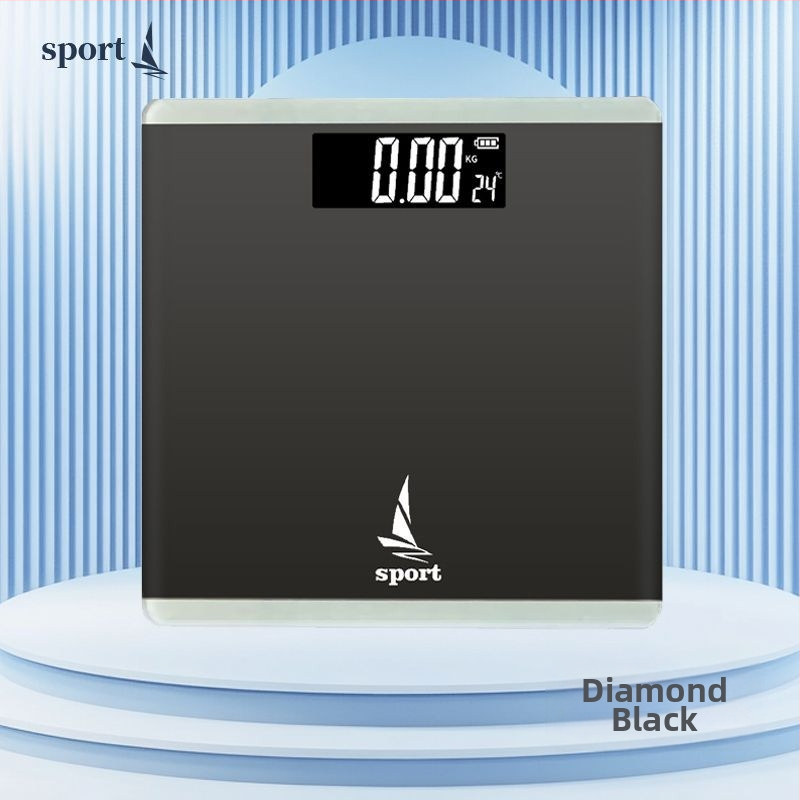 Kućna vaga za tjelesnu težinu s digitalnim zaslonom i inteligentnim punjenjem, za studente