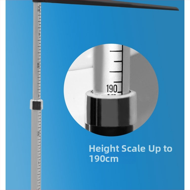 Merací prístroj na výšku a váhu – všetko v jednom pre dospelých aj deti, vhodný pre materskú školu a lekáreň
