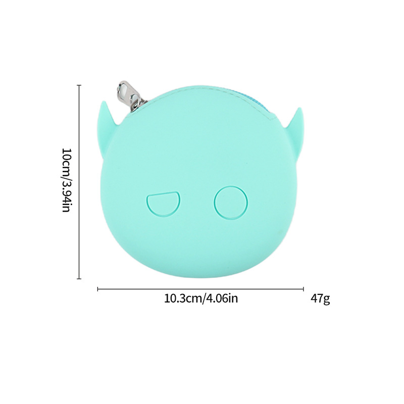 Силиконов монетник с животински принт, стил градска простота, марка GDOMG; водоустойчив, ултралек, устойчив на порязвания