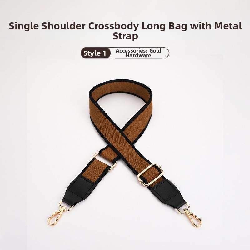 Náhradný ramenný popruh na tašku, nylon, nastaviteľná spona, model 0002, príslušenstvo pre batožinu, Zima 2022