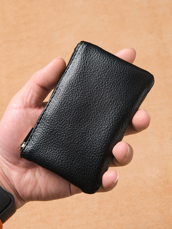 PU novčanik za kovance, gradski minimalistički stil, unisex, novčanik s jednom preklopom