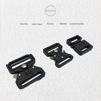 Тактическа ключалка за колан от цинкова сплав, висока якост, износоустойчива, регулируема за колани с уебинг