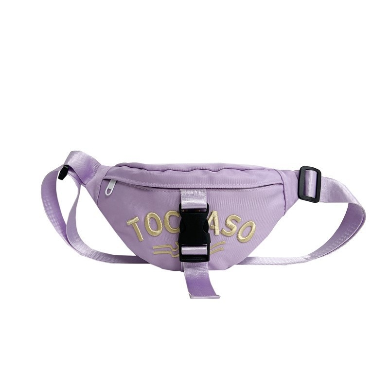 Dječja crossbody torba s motivom slova, od kombiniranog materijala, poliester podstava, otporna na habanje, za vrtić