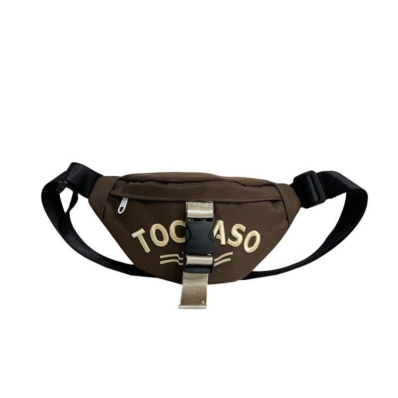 Dječja crossbody torba s motivom slova, od kombiniranog materijala, poliester podstava, otporna na habanje, za vrtić