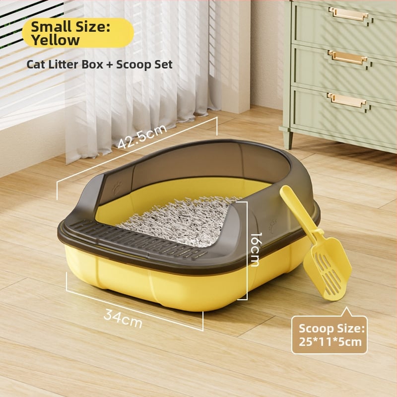 Котешка тоалетна - ПП материал, полузатворен дизайн, закръглена форма, марка Pug