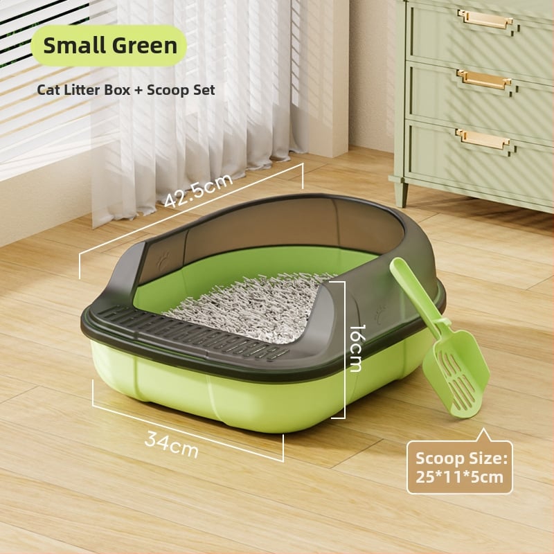 Котешка тоалетна - ПП материал, полузатворен дизайн, закръглена форма, марка Pug