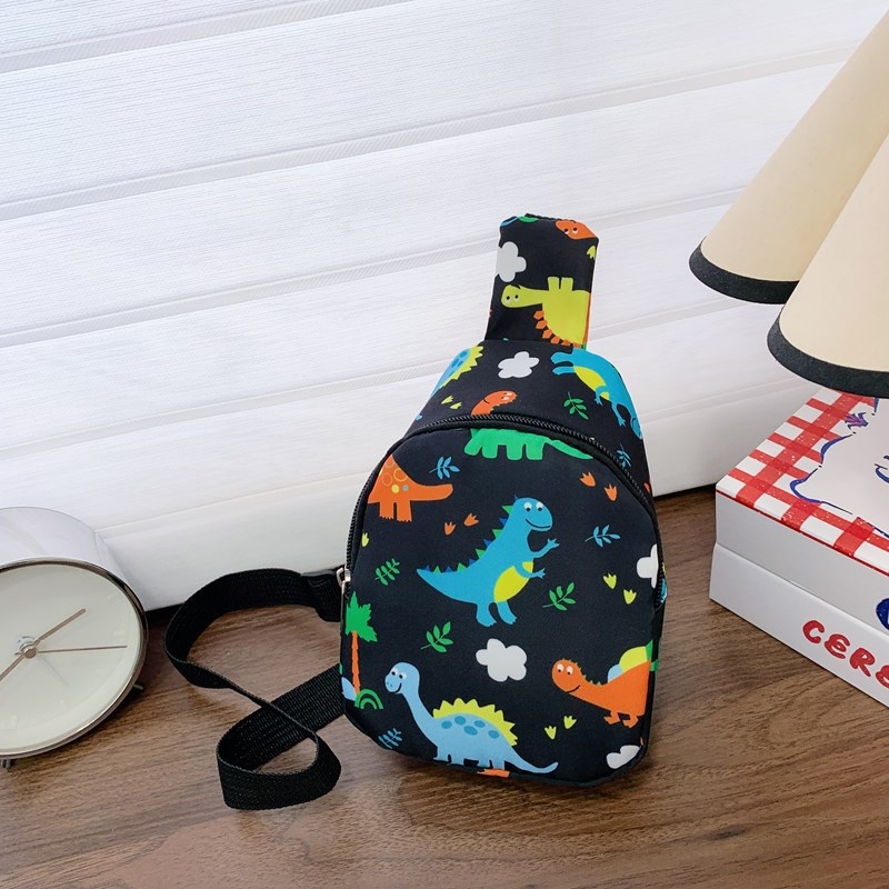 Gyerekeknek készült mellkas-táska anime mintával, nylon anyag, légáteresztő, uniszex, óvodába