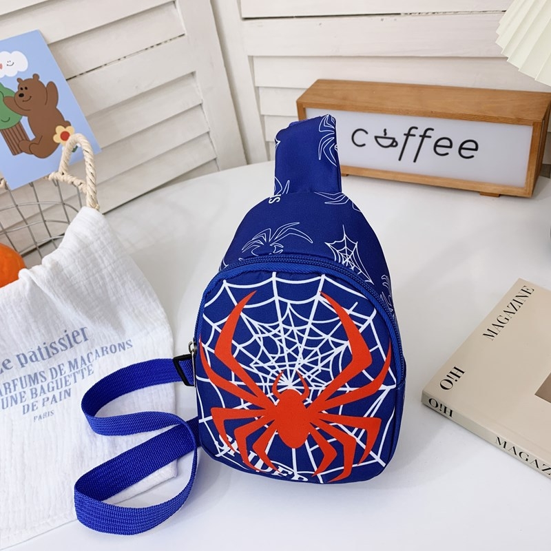Gyerekeknek készült mellkas-táska anime mintával, nylon anyag, légáteresztő, uniszex, óvodába