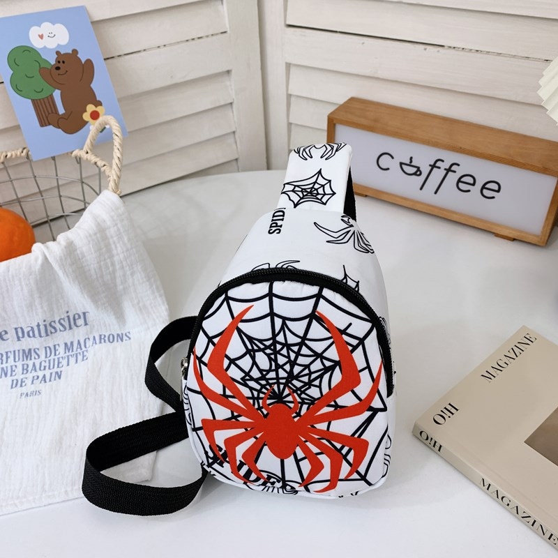 Gyerekeknek készült mellkas-táska anime mintával, nylon anyag, légáteresztő, uniszex, óvodába