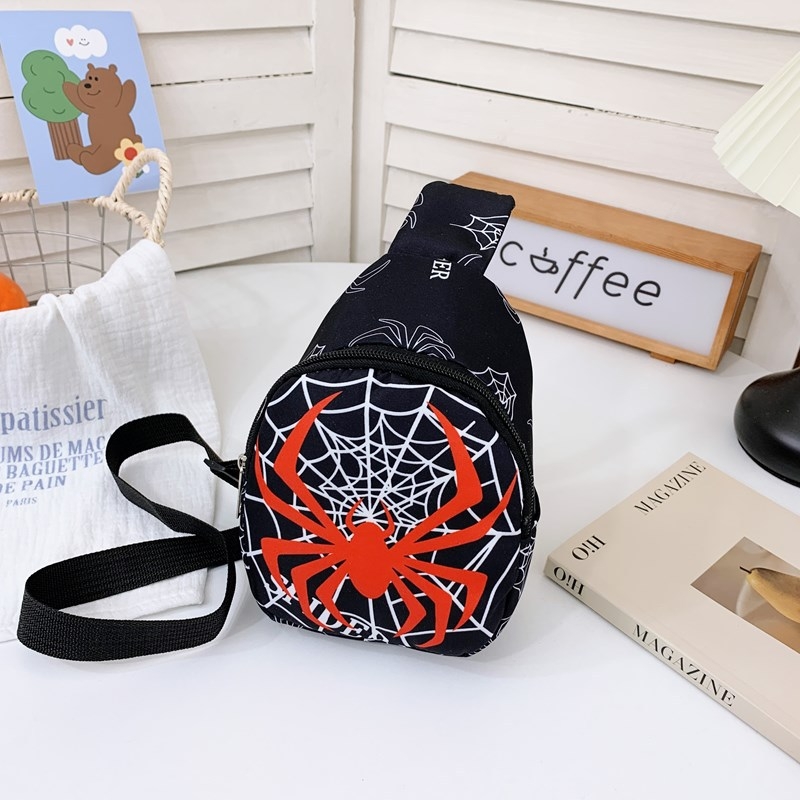Gyerekeknek készült mellkas-táska anime mintával, nylon anyag, légáteresztő, uniszex, óvodába
