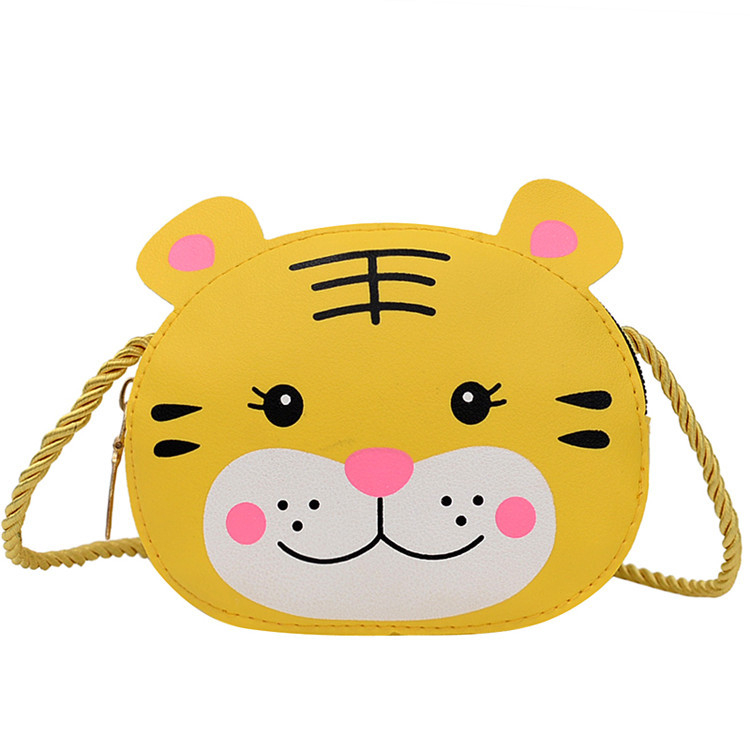Dječja mini crossbody torbica s motivom zeca, PU koža, zatvarač, otporna na habanje i zaštita od krađe, s jednim naramenicom