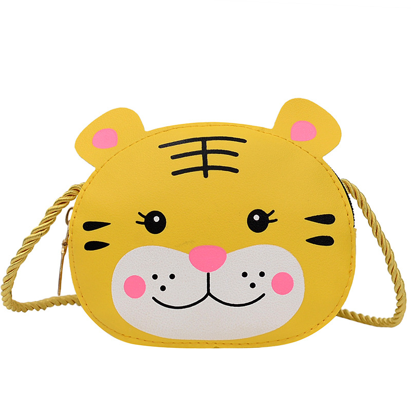 Dječja mini crossbody torbica s motivom zeca, PU koža, zatvarač, otporna na habanje i zaštita od krađe, s jednim naramenicom