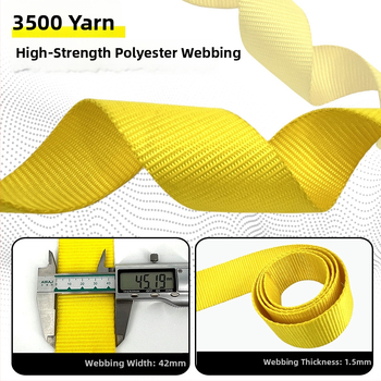 Centură de siguranță cu cinci puncte, cu cârlig dublu pentru lucru în înălțime – din poliester, frânghie de siguranță 2 m, capacitate 150 kg, LA-2024-2522