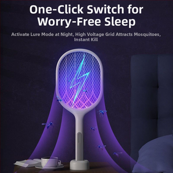 Električna mreža za komarce – punjiva, sigurna na dodir, kućna uporaba