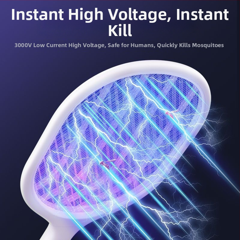 Električna mreža za komarce – punjiva, sigurna na dodir, kućna uporaba