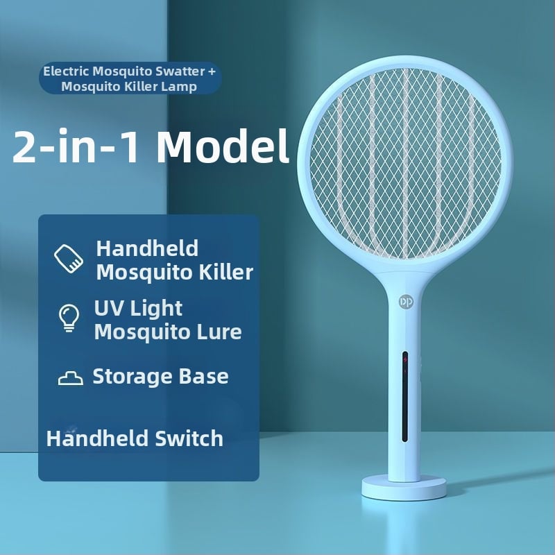 Električna mreža za komarce – punjiva, sigurna na dodir, kućna uporaba