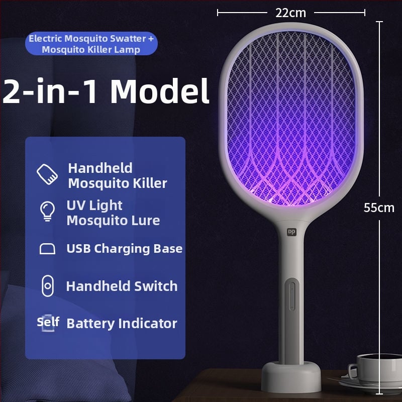 Električna mreža za komarce – punjiva, sigurna na dodir, kućna uporaba